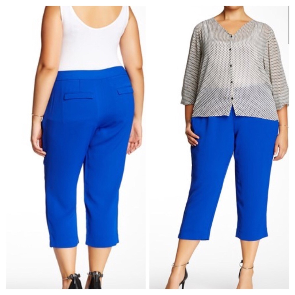 MYNT 1792 cropped high rise trouser plus size